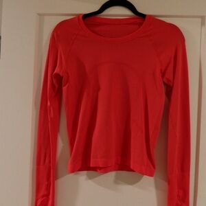 Lululemon Long Sleeve Hot Pink